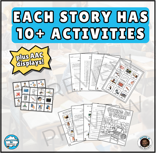 Paying at a Store Social Story for Teens and Young Adults