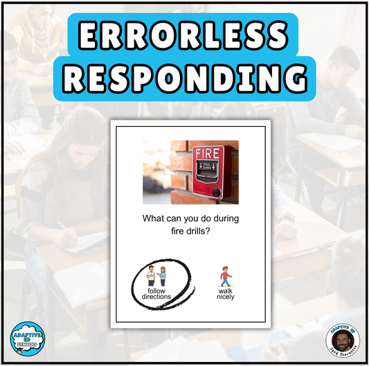 Fire Drill Safety Interactive Social Story for Teens and Adults