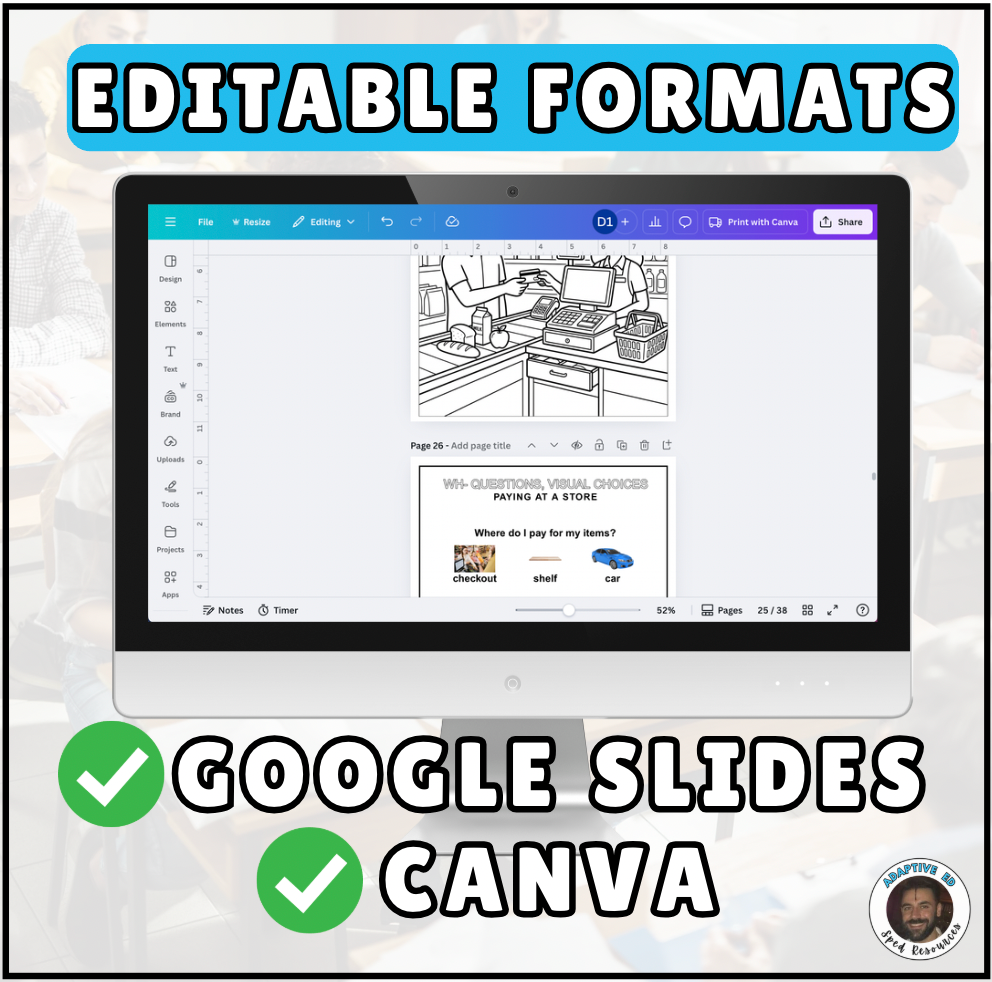 Paying at a Store Social Story for Teens and Young Adults